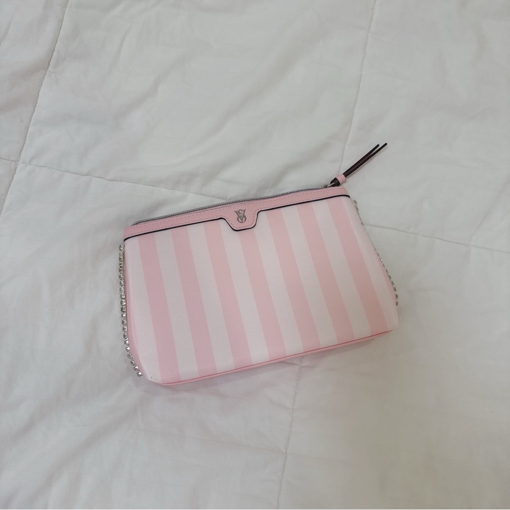 Victoria’s Secret rhinestone cosmetic bag